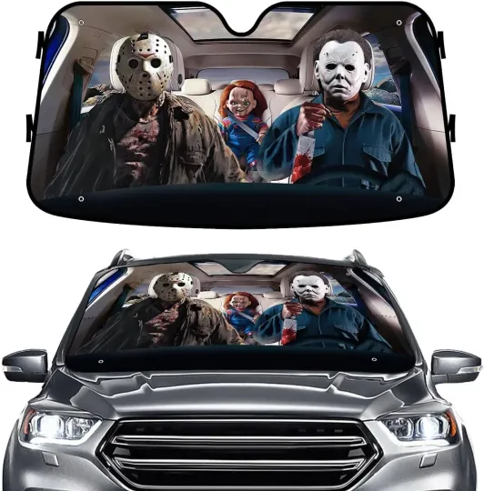 Discover Horror Car Sunshade Sun Shade Car