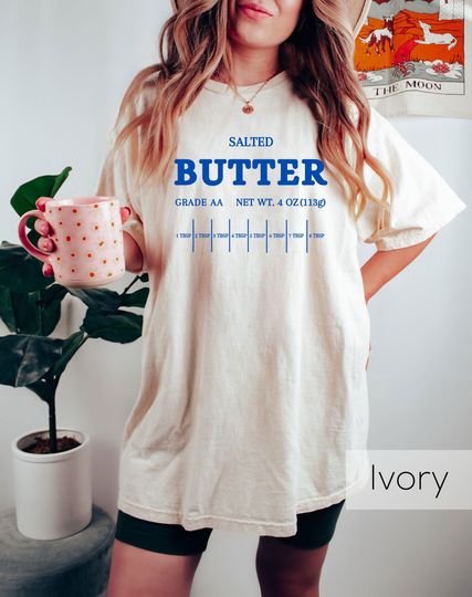 Discover Salted Butter Shirt, Gift for Her, Baking Shirt, Butter Shirt, Baking Shirt, Baker Gift