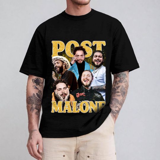 Discover Comfort Colors Post Malone Shirt, Post Malone Rap Music Merch