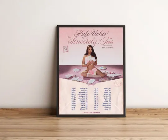 Discover Kali Uchis The Sincerely 2025 Tour Poster