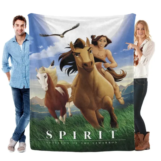 Discover Spirit Stallion of the Cimarron Blanket for Sofa Bed Birthday Gift