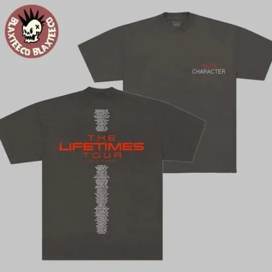 Discover Katy Perry Lifetimes Tour 2025 Main Character Two Sided Size S-5XL T-Shirt