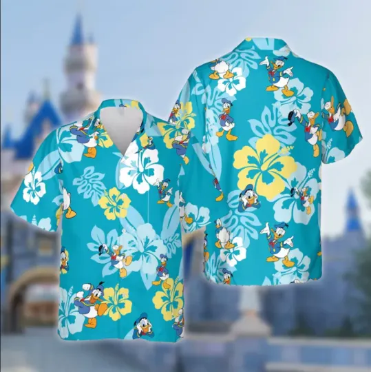 Discover Funny Donald Duckk 3D HAWAII SHIRT Halloween Gift