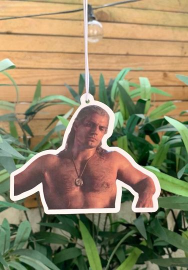 Discover Geralt of Rivia Car Air Freshener, Forest Rain Car Air Freshener