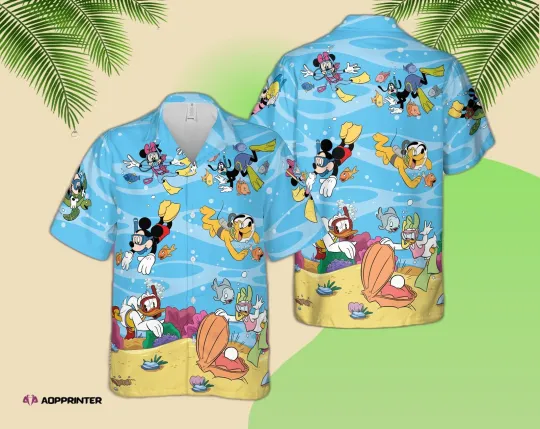 Discover Disneyyy World Mickeyy And Family Vacation Holiday Hawaiian Shirt Sea Beach Lover