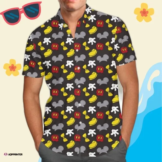 Discover Dress Mickeyy mouse Disneyyy Cartoon 3D Hawaiian Shirt Summer