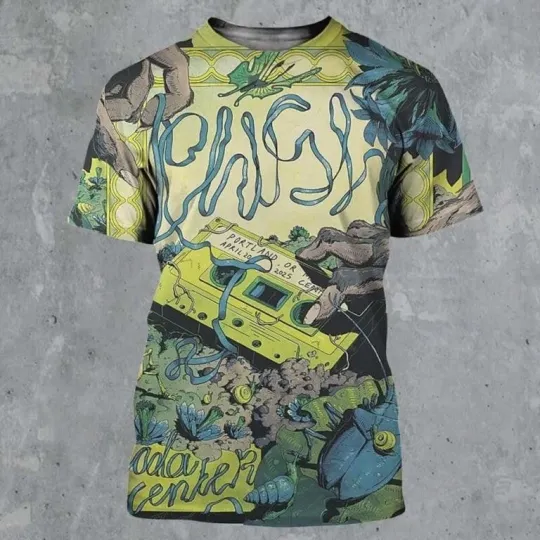 Discover Phish Portland OR April 20 2025 Moda Center LE Poster T-Shirt 3D