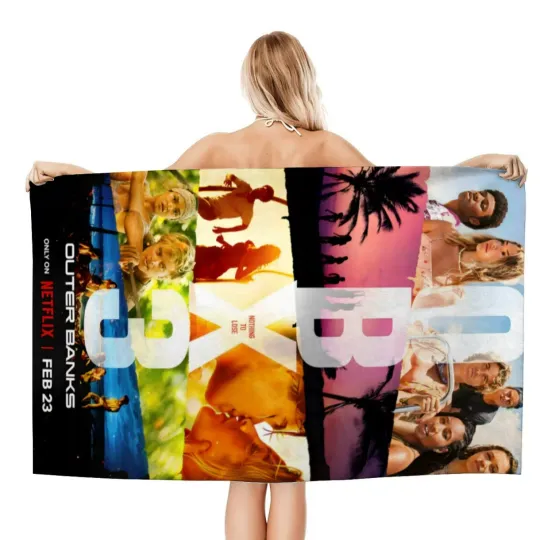 Discover OBX Gifts Beach Towel for Women Girl Or Boy Birthday