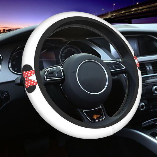 Discover Mickeyy mouse Wheel Steering Covers, Car Accessories