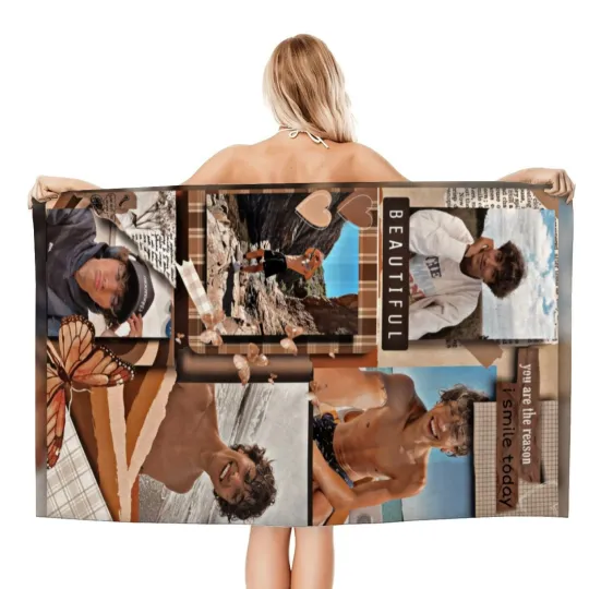 Discover Gavin Casalegno Jeremiah Beach Towel Quick Lightweight Sea Blanket