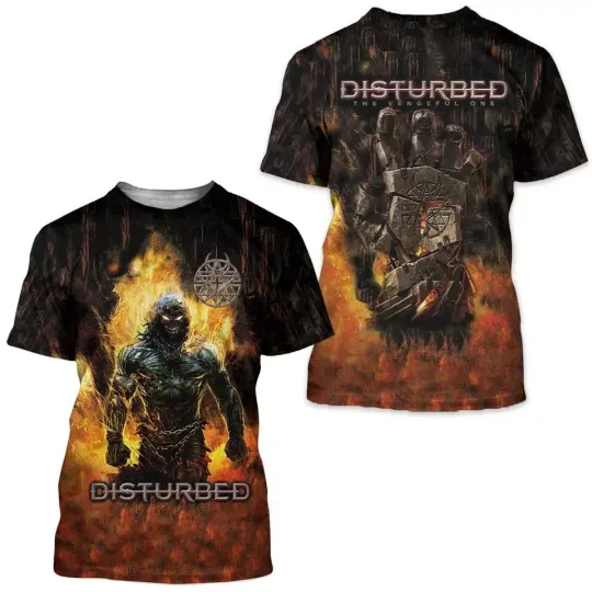 Discover Disturbed The Vengeful One AOP 3D T-shirt