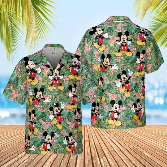 Discover Mickeyy mouse Hawaiian, Disneyyy Summer Beach Shirt