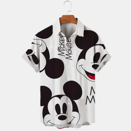 Discover Disneyyy Mickeyy Mouse Hawaiian, Disneyyy Summer Beach Shirt