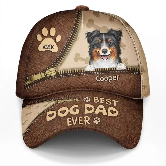 Discover Best Dog Dad Dog Mom Ever - Personalized Classic Cap