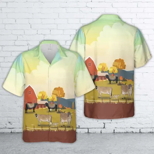 Discover Jersey Cows Hawaiian Shirt