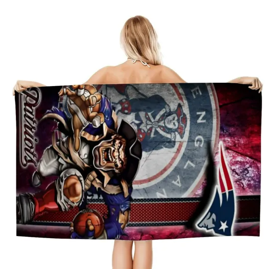Discover New England Patrots Gifts Beach Towel for Women Girl Or Boy Birthday