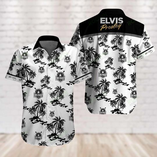 Discover Elvis Presley Hawaiian Shirt, King Of Rock And Roll Button Shirt,