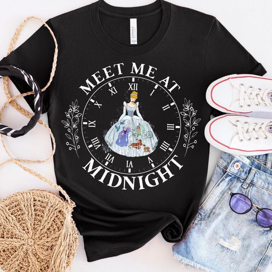 Discover Vintage Cinde Meet Me at Midnight Shirt  Disneyyy Princess Tee