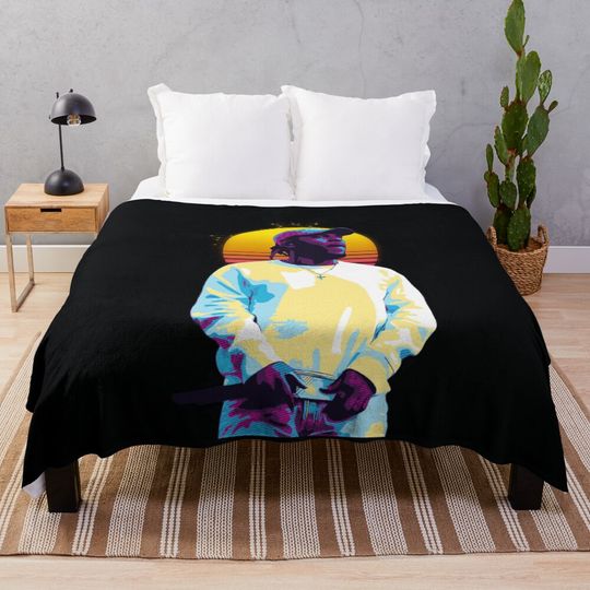 Discover Kendrick lamar retro Throw Blanket