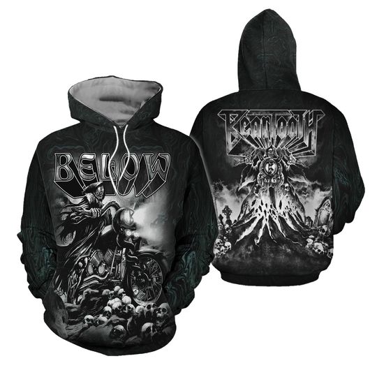 Discover Beartooth Below 3D Hoodie, Music Rock Band The Plot In You North American Tour 2023 2024