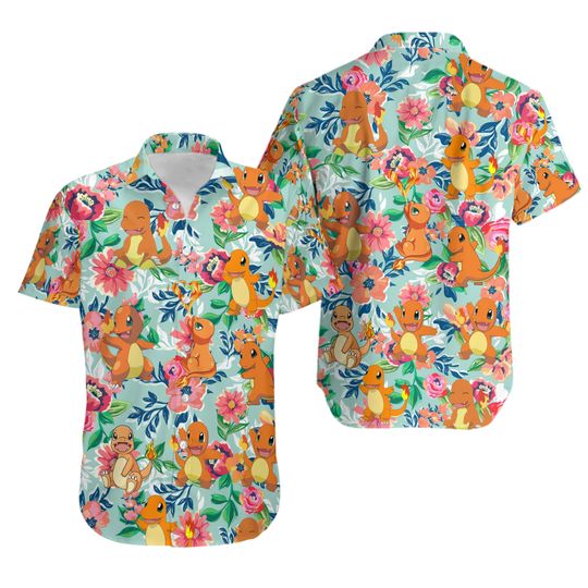 Discover Charmander PKM Summer Hawaiian Shirt