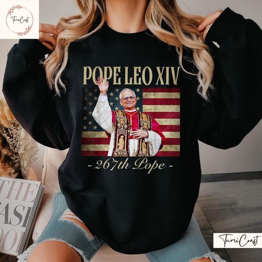Discover Pope Leo XIV T-Shirt, Robert Francis Prevost First American Pope Shirt