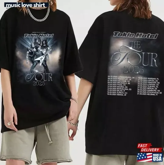Discover Tokio Hotel Tour 2025 Shirt