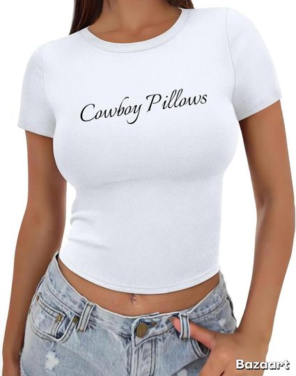 Discover Cowboy Pillows Crop top