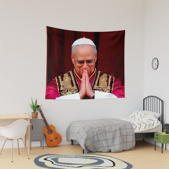 Discover Pope Leo XIV Tapestry, Wall Decor