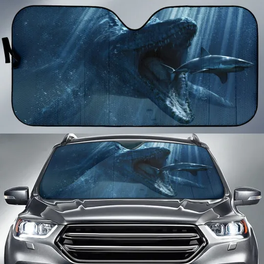 Discover Jurassic Work Car Sunshade, Car Sunshade Gift