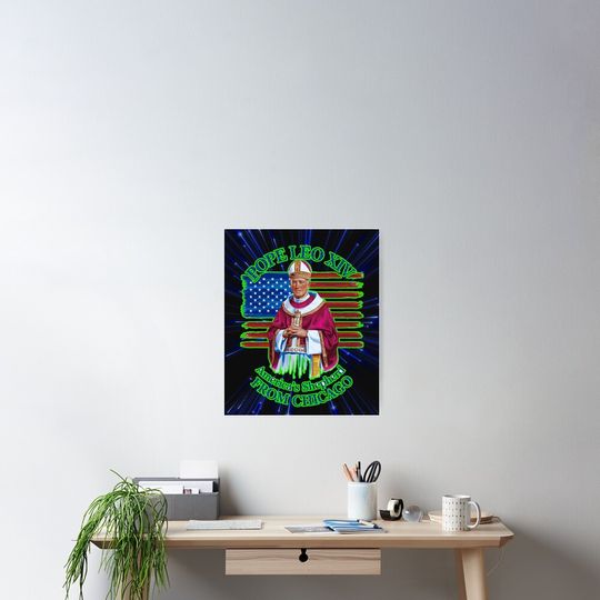 Discover Pope Leo Poster, Home Decor, Wall Decor Gift