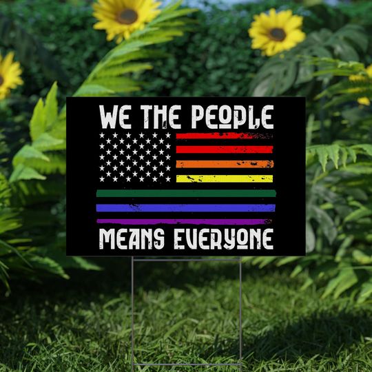Discover Equality Yard Sign