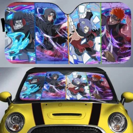 Discover Members Car Sunshade, Anime Car Accessories