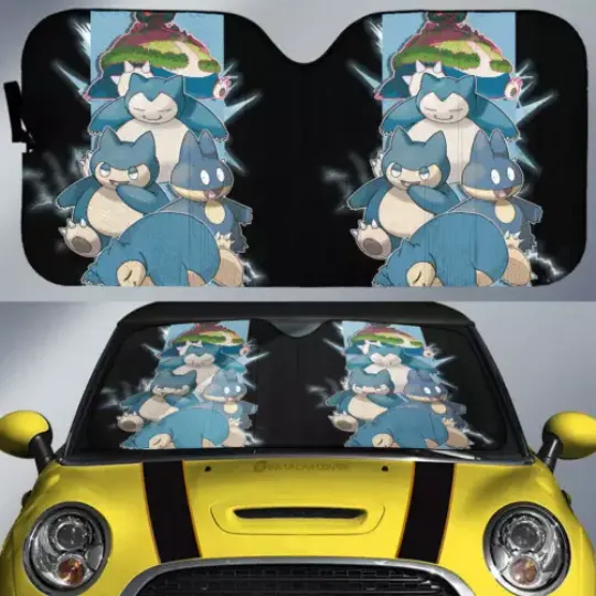 Discover Cartoon Car Sunshade Custom Car Accessories For Fans