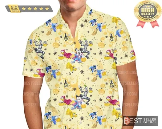 Discover Mickeyy mouse And Friends Boo To You Halloween Disneyyy Hawaiian Shirt