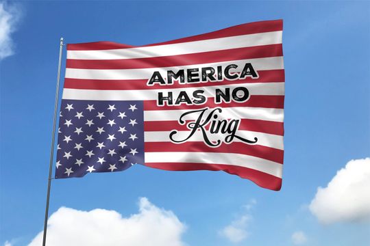 Discover No Kings In America Flag, America Has No King Flag