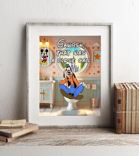 Discover goofyy on Toilet Bathroom Art Poster