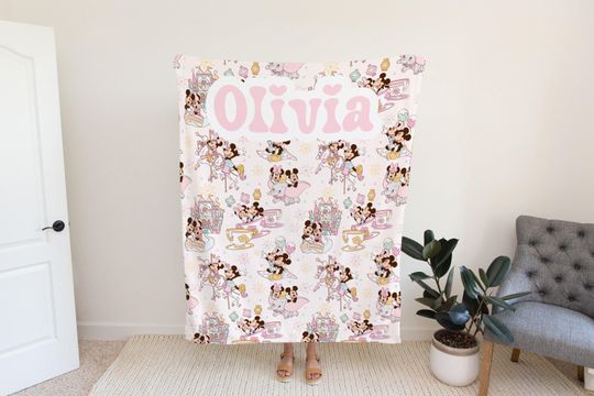 Discover Personalized Disneyyy Blanket Custom Name Blanket