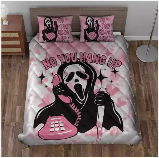 Discover Horror Ghostface No You Hang Up Ghostface It's Scream Baby 3D Quilt Bedding Set