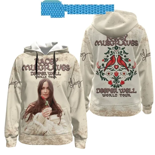 Discover Kacey Musgraves Deeper Well World Tour Hoodie
