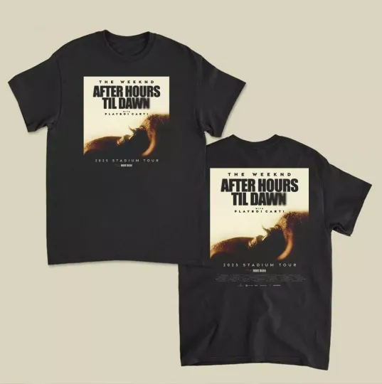 Discover 2025 Weeknds After Hours Til Dawn Tour Shirt, Weeknds Concert T-Shirt