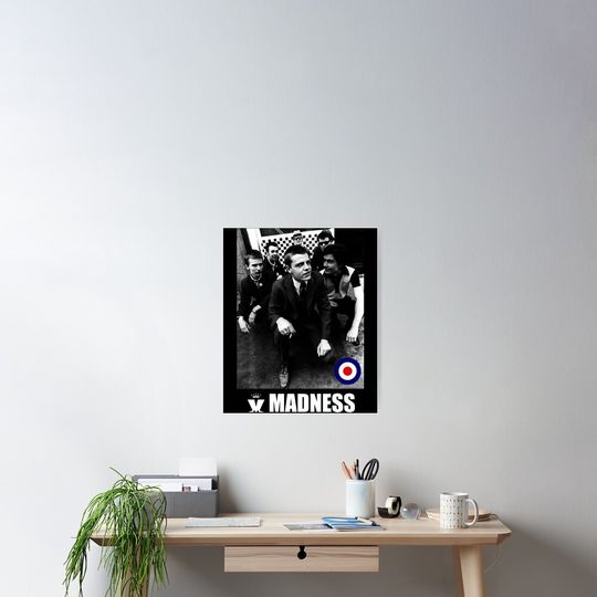 Discover Graphic Pop Art of Madness music band graphic gift for fan Poster
