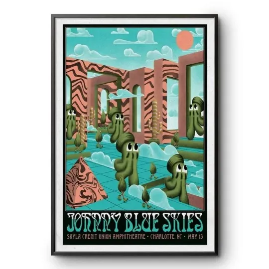Discover Johnny Blue Skies Charlotte, NC May 13 2025 Tour Poster
