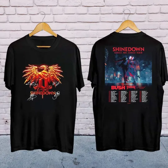 Discover shine down Band Logo Dance Kid Dance Tour 2025 T-Shirt