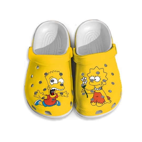 Discover The Simpsons Clogs, Bart Simpson And Lisa Simpson Shoes