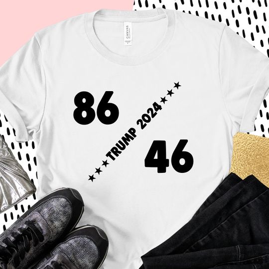 Discover 8646 Anti Joe Biden Trump 2024 T-Shirt, 8646 Anti Joe Bide Unisex T-shirt