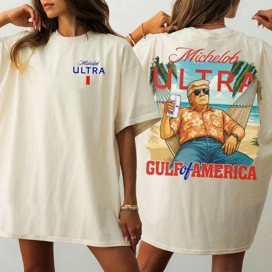 Discover America Michelob Ultra Comfort Colors Shirt, Trump Gulf Of America Shirt, Political, American Gulf Coast, Patriotic, Trump Gulf Beach