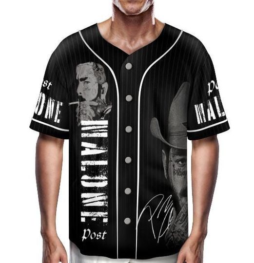 Discover Cowboy Post Baseball Jersey, Posty Rap Jersey, Country Music Jersey