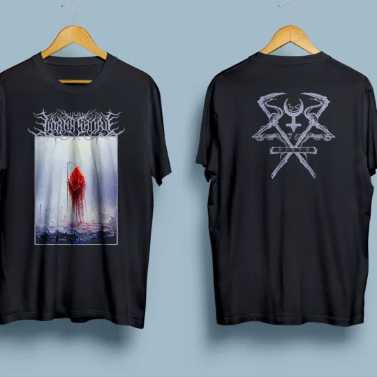 Discover Unisex Lorna Shore Band Shirt – Black Double-Sided Metalcore Music Tee