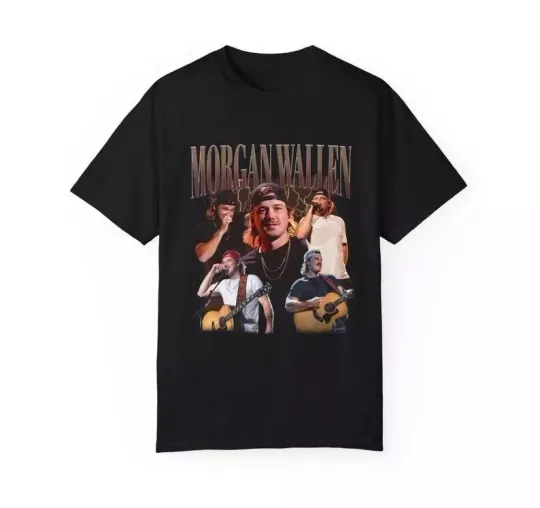 Discover Wallen Country Concert T-Shirt, Morgan Concert Tour
